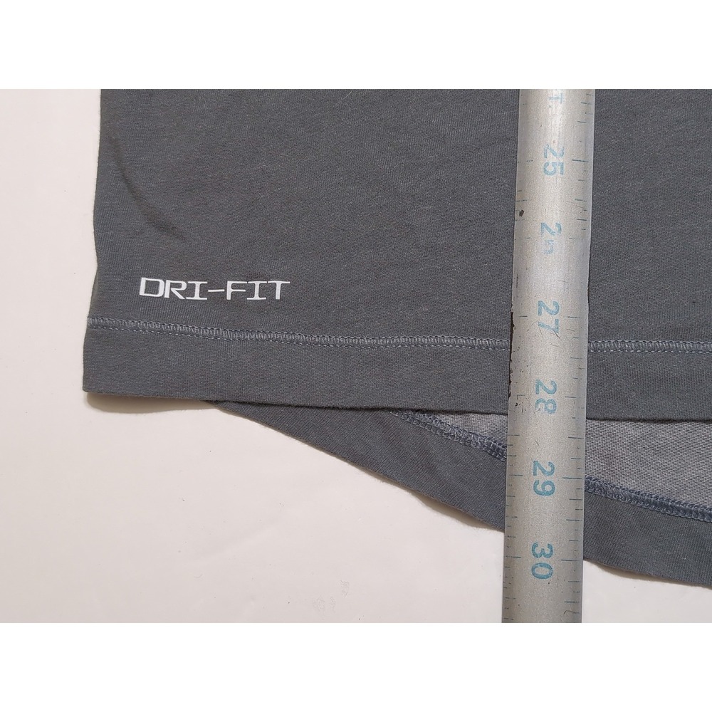 NIKE UCF Knights Long Sleeve‎ Hoodie Shirt Big 12 Script Logo Gray Men's Small S - Picture 4 of 8
